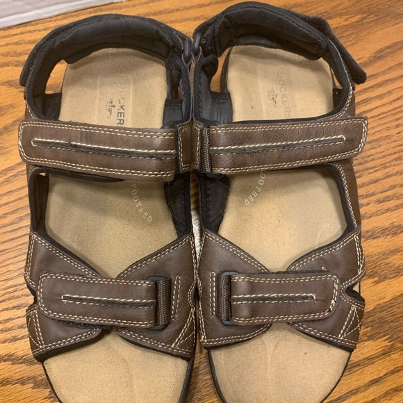 Dockers Brown Outdoor Sandals with Adjustable Straps Mens Size 10 - Picture 3 of 11